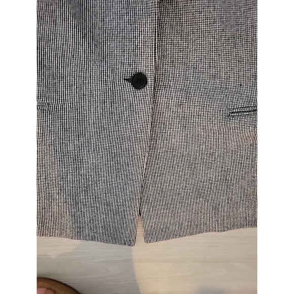 DUMAS Structured Plaid 14 Women's Cowgirl Blazer Designer Made In Usa Officecore - Picture 4 of 9